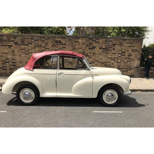 118 - 1953 MORRIS MINOR CONVERTIBLE
REGISTRATION NO: HJY 867