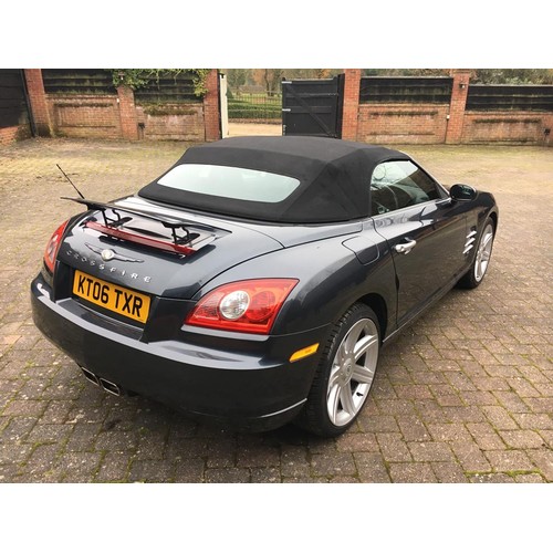 171 - 2006 CHRYSLER CROSSFIRE CONVERTIBLE AUTOMATIC
REGISTRATION NO: KT06 TXR