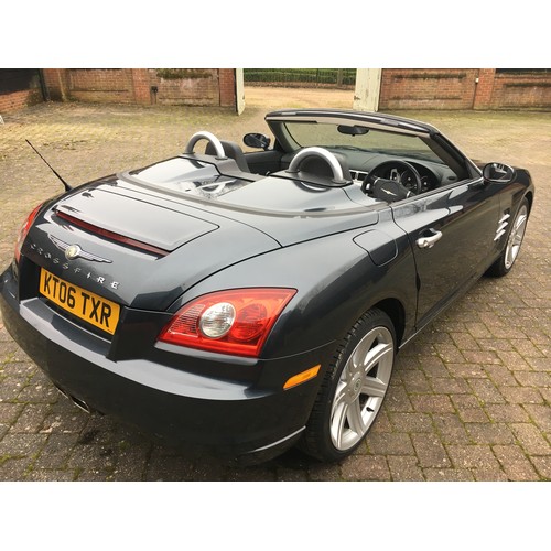 171 - 2006 CHRYSLER CROSSFIRE CONVERTIBLE AUTOMATIC
REGISTRATION NO: KT06 TXR