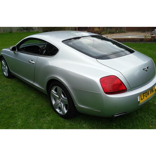 145 - 2004 BENTLEY CONTINENTAL GT COUPE
REGISTRATION NO: LF04 VWL