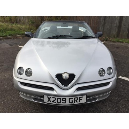 169 - 2000 ALFA ROMEO SPIDER
REGISTRATION NO: X209 GRF