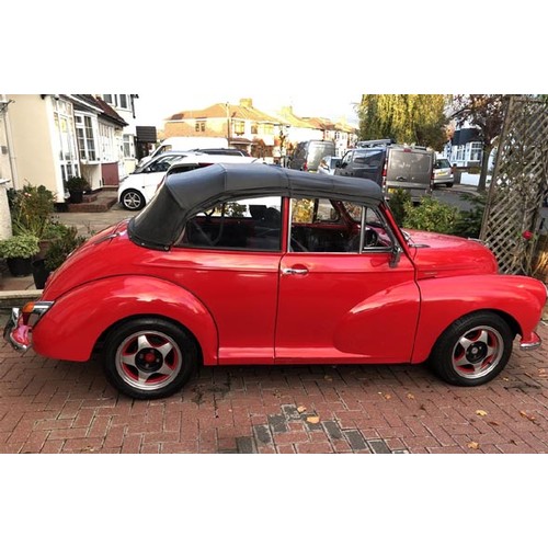 135 - 1969 MORRIS MINOR 1000 FACTORY CONVERTIBLE
REGISTRATION NO: TCV 542H