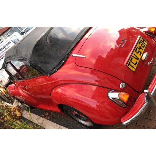 135 - 1969 MORRIS MINOR 1000 FACTORY CONVERTIBLE
REGISTRATION NO: TCV 542H