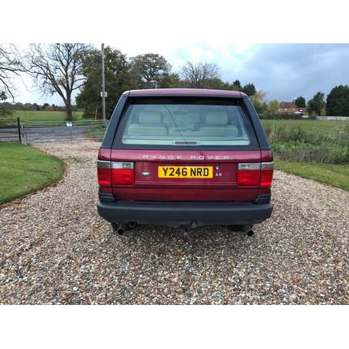 163 - 2001 RANGE ROVER P38 COUNTY
REGISTRATION NO: Y246 NRD