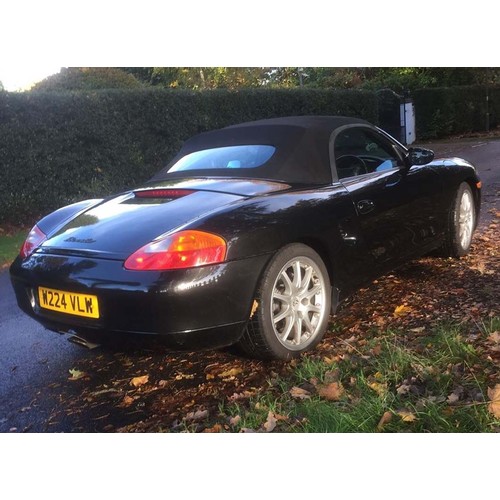 156 - 2000 PORSCHE BOXSTER
REGISTRATION NO: W224VLW