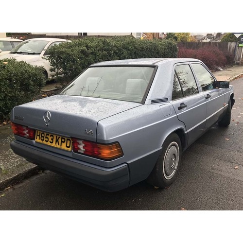 172 - 1991 MERCEDES-BENZ 190 E
REGISTRATION NO: H853 KPD