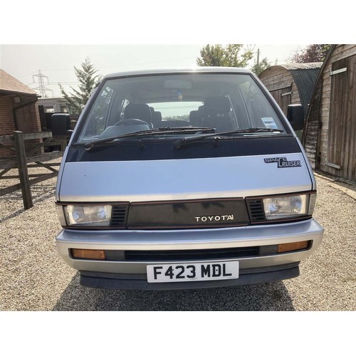 162 - 1988 TOYOTA PACE CRUISER 2.0 GL
REGISTRATION NO: F423 MDL