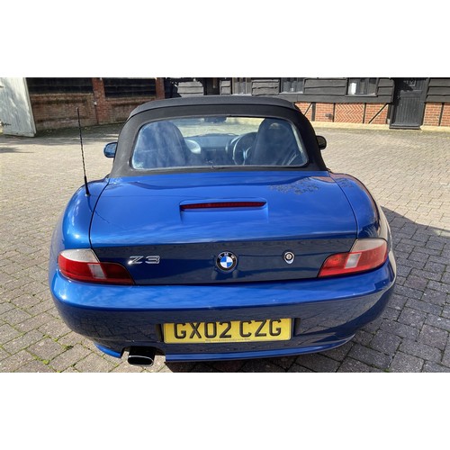 143 - 2002 BMW Z3 1.9 CONVERTIBLE
REGISTRATION NO: GX02 CZG