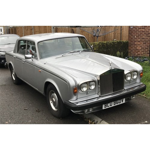 106 - 1980 ROLLS-ROYCE SILVER SHADOW II
REGISTRATION NO: BCU 860V