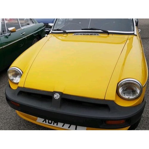 141 - 1979 MG B ROADSTER
REGISTRATION NO: XGM 77T