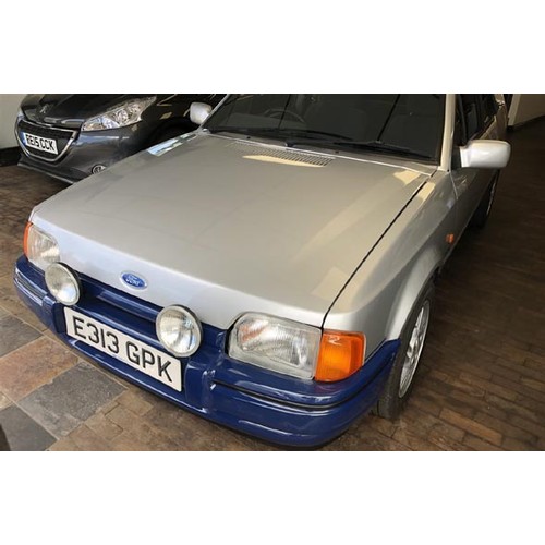 132 - 1988 FORD ESCORT XR3I
REGISTRATION NO: E313 GPK