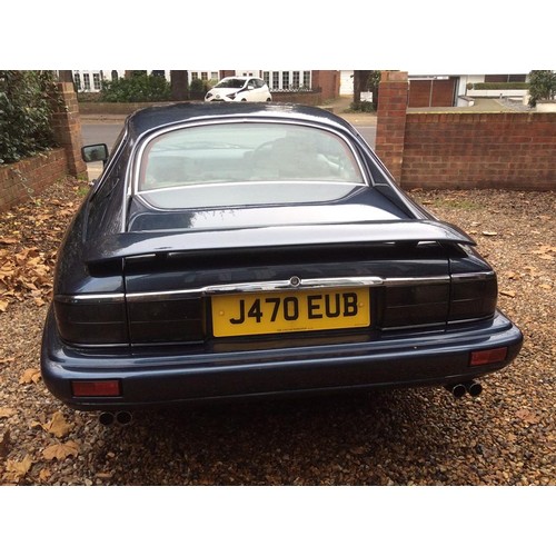 134 - 1992 JAGUAR XJRS 6.0L
REGISTRATION NO: J470 EUB