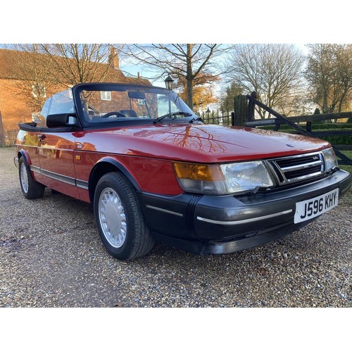 137 - 1992 SAAB 900 S TURBO CONVERTIBLE
REGISTRATION NO: J596 KHY