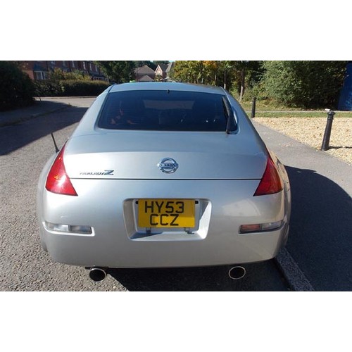 161 - 2004 NISSAN 350Z FAIRLADY
REGISTRATION NO: HY53 CCZ