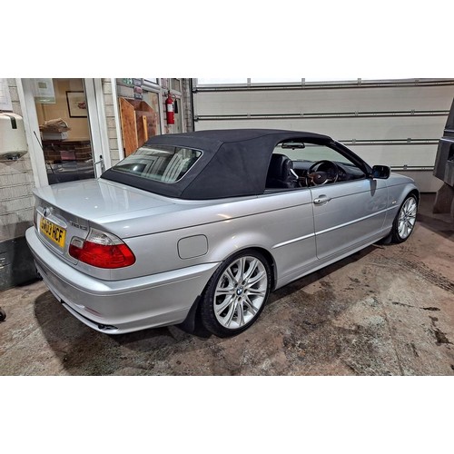 173 - 2003 BMW 318I CABRIOLET
REGISTRATION NO: SA03 HCF