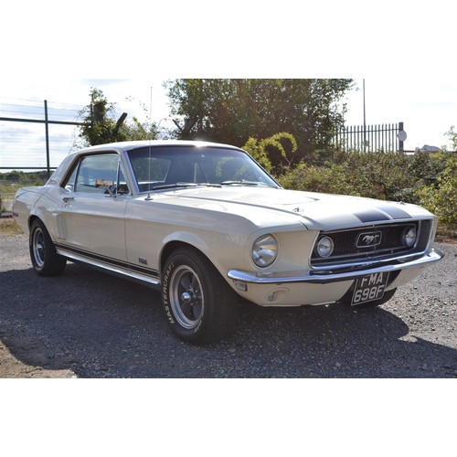 114 - 1968 FORD MUSTANG COUPE 390 S CODE
Registration No: FMA 698F