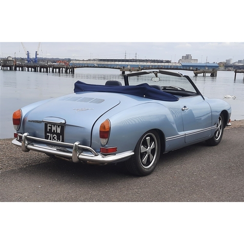 119 - 1971 VW KARMANN GHIA CABRIOLET
Registration No: FMW713J