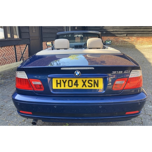 140 - 2004 BMW 318 CI CONVERTIBLE
Registration No: HY04 XSN