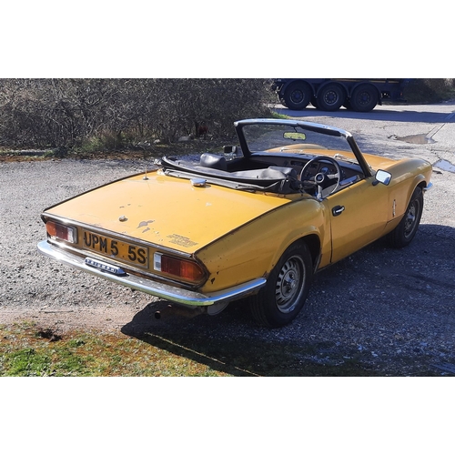 111 - 1978 TRIUMPH SPITFIRE 1500
Registration No: UPM 555S