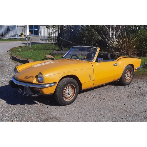 111 - 1978 TRIUMPH SPITFIRE 1500
Registration No: UPM 555S