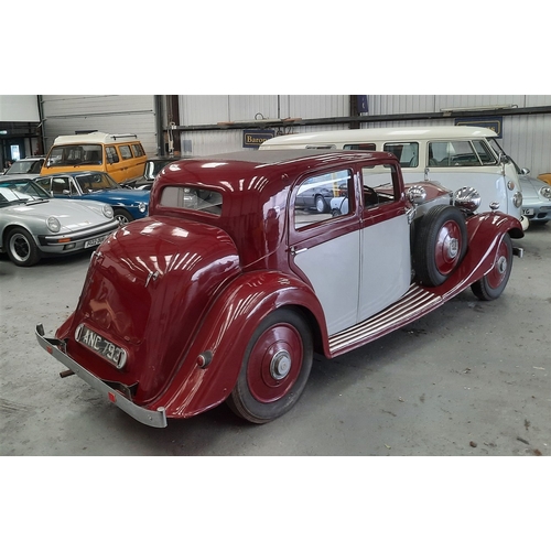 124 - 1934 ROLLS ROYCE 20/25 SPORTS SALOON BY WILLIAM ARNOLD
Registration No: ANC 793