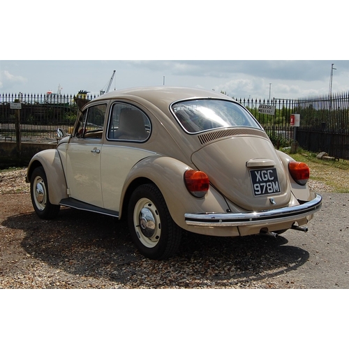 113 - 1975 VOLKSWAGEN BEETLE
Registration No: XGC978M