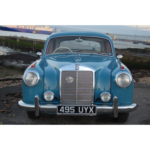 127 - 1958 MERCEDES 220S PONTON
Registration No: 495UYX