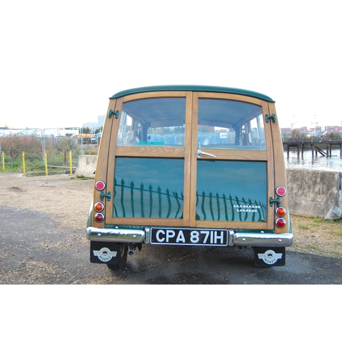 129 - 1970 MORRIS MINOR TRAVELLER
Registration No: CPA871H