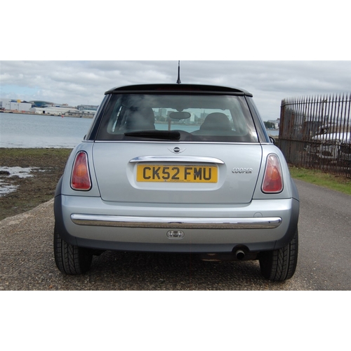 138 - 2002 MINI COOPER 
Registration No: CK52FMU