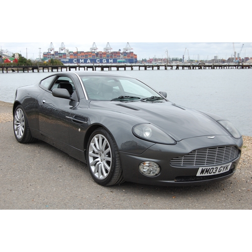 126 - 2003 ASTON MARTIN V12 VANQUISH
Registration No: WM03GYK