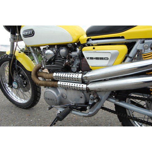 107 - 1973 YAMAHA XS2 / XS650
Registration No: SNK170M