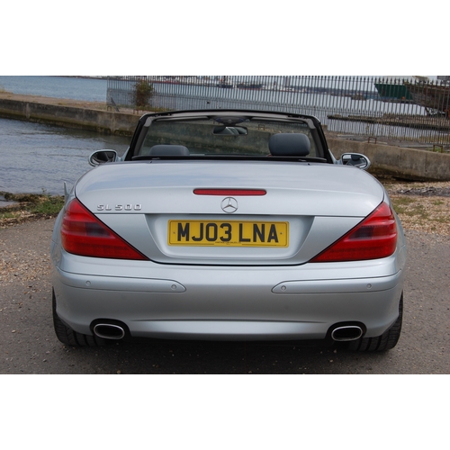 128 - 2003 MERCEDES SL500
Registration No: MJ03LNA