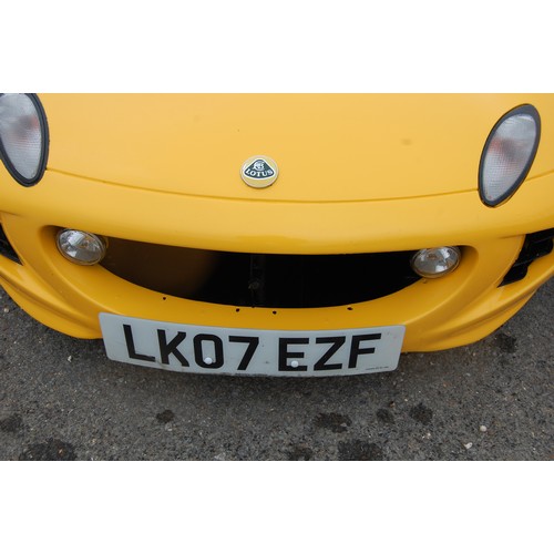 118 - 2007 LOTUS ELISE R TOUR+
Registration No: LK07EZF