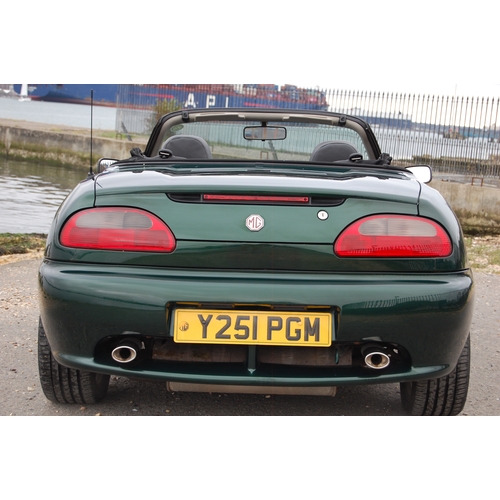 105 - 2001 MG F
Registration No: Y251PGM