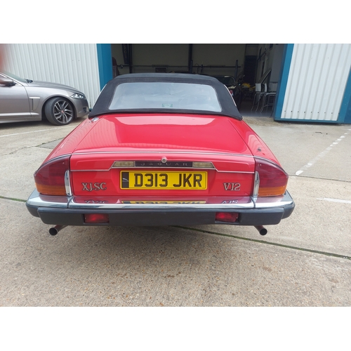 140 - 1985 JAGUAR XJS CABRIOLET V12
Registration No: D313JKR