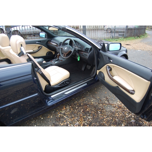 131 - 2003 BMW 320I SE CABRIOLET
Registration No: FJZ1635