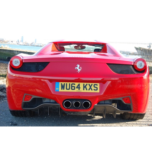 112 - 2014 FERRARI 458 SPIDER DCT S-A
Registration No: WU64KXS