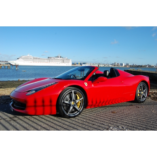 112 - 2014 FERRARI 458 SPIDER DCT S-A
Registration No: WU64KXS