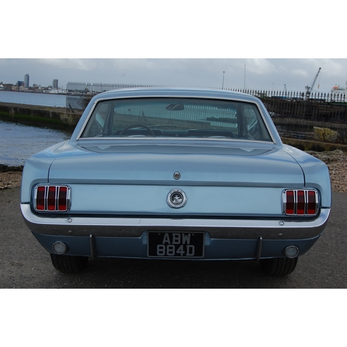 124 - 1966 FORD MUSTANG
Registration No: ABW884D