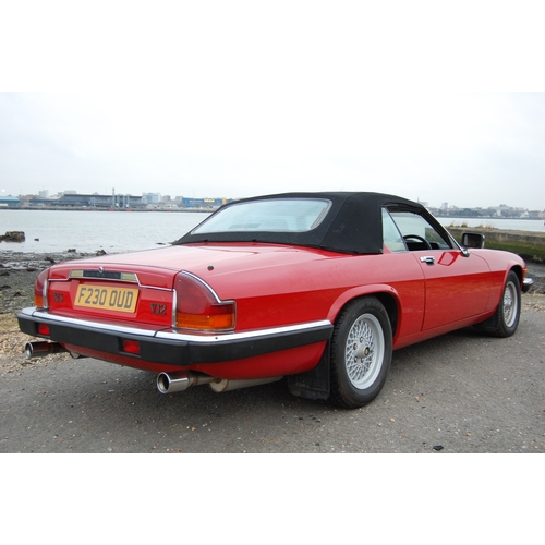 128 - 1989 JAGUAR XJS CONVERTIBLE AUTO
Registration No: F230OUD