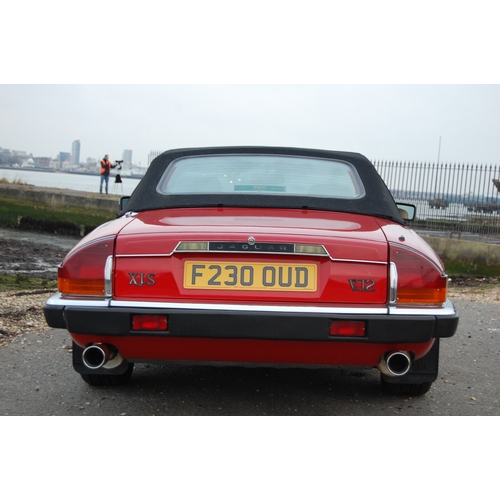 128 - 1989 JAGUAR XJS CONVERTIBLE AUTO
Registration No: F230OUD