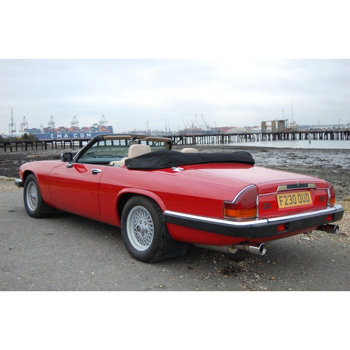 128 - 1989 JAGUAR XJS CONVERTIBLE AUTO
Registration No: F230OUD