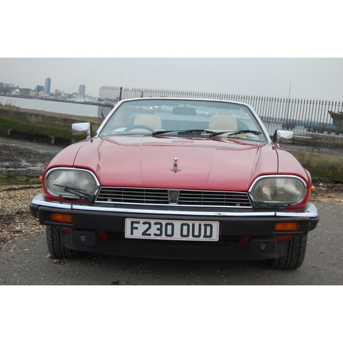 128 - 1989 JAGUAR XJS CONVERTIBLE AUTO
Registration No: F230OUD