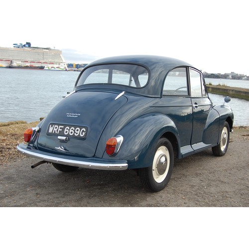 129 - 1969 MORRIS MINOR 1000
Registration No: WRF669G