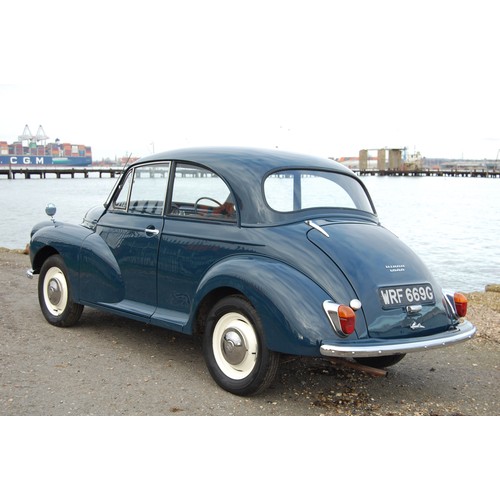 129 - 1969 MORRIS MINOR 1000
Registration No: WRF669G