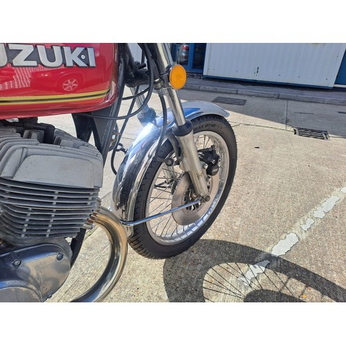 134 - 1977 SUZUKI GT 500 2 STROKE
Registration No: DFR 479S