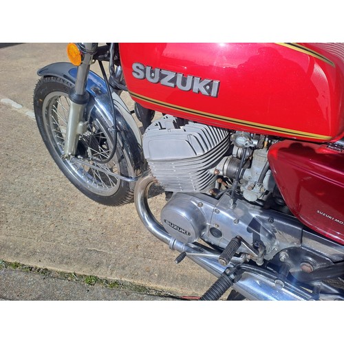 134 - 1977 SUZUKI GT 500 2 STROKE
Registration No: DFR 479S