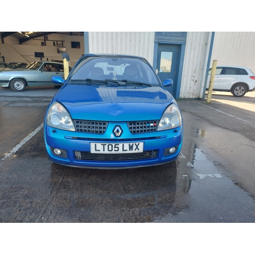 139 - 2005 RENAULT CLIO RENAULT SPORT 182 16V
Registration No: LT05LWX