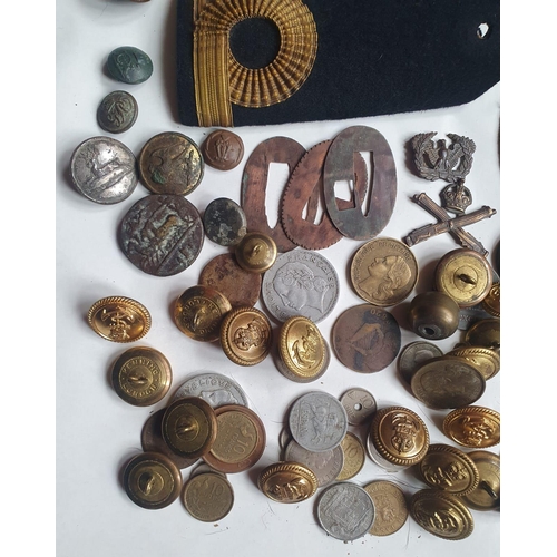 104 - A collection of militaria and coins.