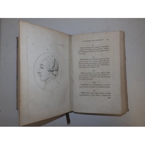 17 - Lavater - 'Essays on Physiognomy', two vols., illus., printed in London by Robinson 1789, leather sp... 